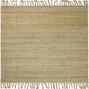 Hand Woven 100% Natural Fiber Brown Natural Jute Rug | JR008