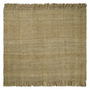 Hand Woven 100% Natural Fiber Brown Natural Jute Rug | JR007