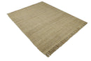 Hand Woven 100% Natural Fiber Brown Natural Jute Rug | JR007