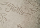 Brown Floral Art Silk Area Rug - Hand Woven and Carved 2.8x10