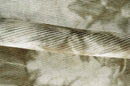 Modern Abstract Art Silk Area Rug 4x6 Feet Hand Woven in Silver and Olive Tones