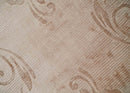 Beige and Peach Floral Hand-Woven Art Silk Area Rug 3x5 - Carved