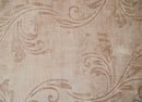 Beige and Peach Floral Hand-Woven Art Silk Area Rug 3x5 - Carved