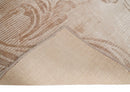 Beige and Peach Floral Hand-Woven Art Silk Area Rug 3x5 - Carved