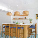 GobekUsa Hand-Woven Bamboo Lantern Pendant Light