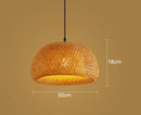 GobekUsa Hand-Woven Bamboo Pendant Light Chandelier