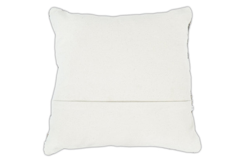 Hand Woven Boho Tribal Accent Charcoal Jute and Wool Pillow, Cushion | PL12