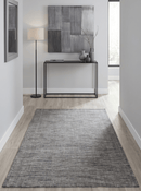 Hand Woven Gray Premium Wool Area Rug - Modern Contemporary Design