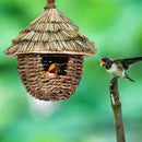 GobekUsa Hand-woven Hummingbird Nest House for Garden
