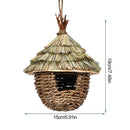 GobekUsa Hand-woven Hummingbird Nest House for Garden