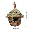 GobekUsa Hand-woven Hummingbird Nest House for Garden