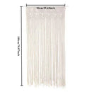 GobekUsa Hand-woven Macrame Door Curtain Bohemia Wall Hanging Tapestry For Home Window Doorway Bedroom Living Room Wedding Backdrop Decor
