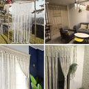 GobekUsa Hand-woven Macrame Door Curtain Bohemia Wall Hanging Tapestry For Home Window Doorway Bedroom Living Room Wedding Backdrop Decor