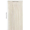 GobekUsa Hand-woven Macrame Door Curtain Bohemia Wall Hanging Tapestry For Home Window Doorway Bedroom Living Room Wedding Backdrop Decor