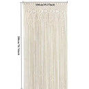 GobekUsa Hand-woven Macrame Door Curtain Bohemia Wall Hanging Tapestry For Home Window Doorway Bedroom Living Room Wedding Backdrop Decor
