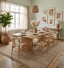 Brown Hand Woven Natural Jute Area Rug - Diamond Pattern Basket Weave Construction