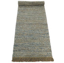 Modern Style Hand Woven Gray and Brown Jute and Art Silk Rug