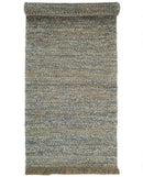 Modern Style Hand Woven Gray and Brown Jute and Art Silk Rug