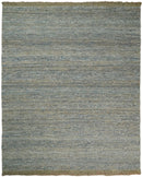 Modern Style Hand Woven Gray and Brown Jute and Art Silk Rug