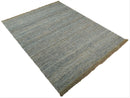 Modern Style Hand Woven Gray and Brown Jute and Art Silk Rug