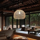 GobekUsa Hand Woven Rattan Pendant Lights Chandelier Bamboo Modern Living Room Decor
