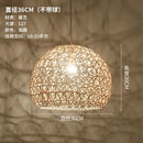 GobekUsa Hand Woven Rattan Pendant Lights Chandelier Bamboo Modern Living Room Decor
