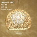 GobekUsa Hand Woven Rattan Pendant Lights Chandelier Bamboo Modern Living Room Decor