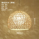GobekUsa Hand Woven Rattan Pendant Lights Chandelier Bamboo Modern Living Room Decor