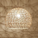 GobekUsa Hand Woven Rattan Pendant Lights Chandelier Bamboo Modern Living Room Decor