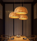 GobekUsa Handcrafted Chinese Bamboo Pendant Lamp