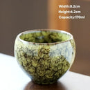 Handcrafted crackle glaze ceramic coffee cup dining room drinkware by Decorbites