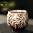 Handcrafted crackle glaze kung fu tea cup set dining room drinkware by Decorbites