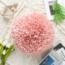 Handmade 3d chrysanthemum flower cushion cover living room pillow by Decorbites