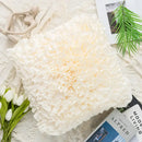Handmade 3d chrysanthemum flower cushion cover living room pillow by Decorbites