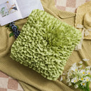 Handmade 3d chrysanthemum flower cushion cover living room pillow by Decorbites