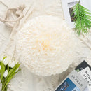 Handmade 3d chrysanthemum flower cushion cover living room pillow by Decorbites