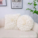 Handmade 3d chrysanthemum flower cushion cover living room pillow by Decorbites