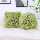 Handmade 3d chrysanthemum flower cushion cover living room pillow by Decorbites