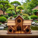 GobekUsa Handmade 6-Hole Hanging Bird House