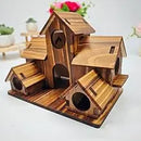 GobekUsa Handmade 6-Hole Hanging Bird House
