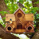 GobekUsa Handmade 6-Hole Hanging Bird House