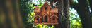 GobekUsa Handmade 6-Hole Hanging Bird House