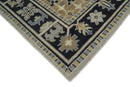 Vintage Distressed Hand Knotted Traditional Heriz Camel Custom Made wool Area Rug