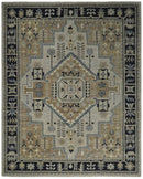 Vintage Distressed Hand Knotted Traditional Heriz Camel Custom Made wool Area Rug