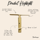 Handmade Bamboo Dragonfly Copter Toy
