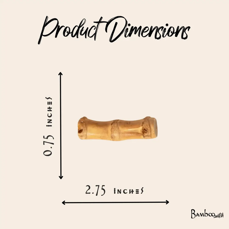 Handmade Bamboo Root Chopstick Rest, photo 5 of 5