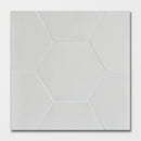 Handmade Bianca Honed Hexagon Cement Tiles 8x8