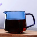 Handmade blue glass coffee sharing pot kitchen brewing server by Decorbites