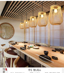 GobekUsa Handmade Chinese Rattan Wicker Pendant Ceiling Light