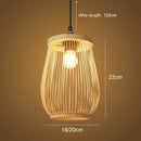 GobekUsa Handmade Chinese Rattan Wicker Pendant Ceiling Light